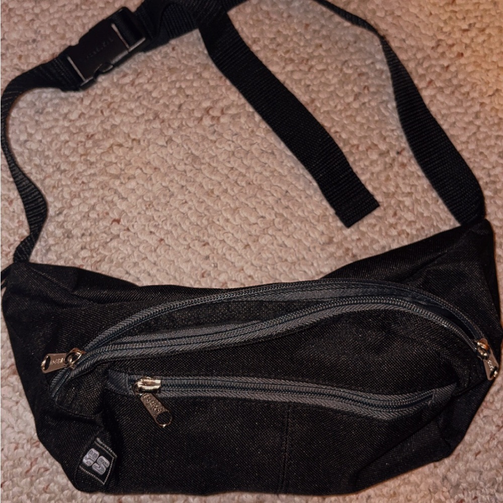 Black Waist Bag